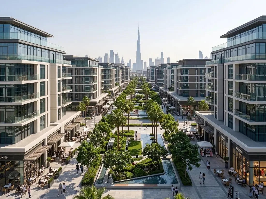 Bulwary, kawiarnie i zielone place w City Walk
