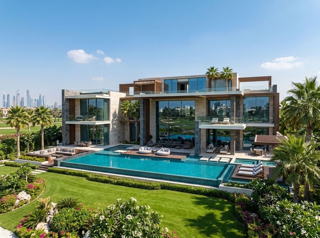 Reprezentacyjna rezydencja z ogrodem w Emirates Hills