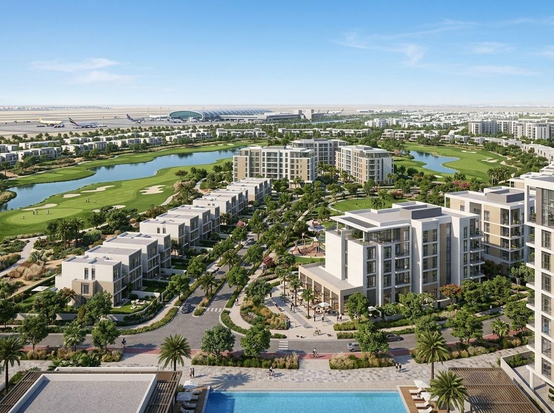 Nowoczesne apartamentowce i domy w Emaar South