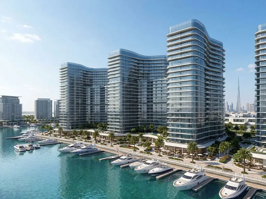 Nadmorskie wieże mieszkalne Chelsea Residences w Maritime City
