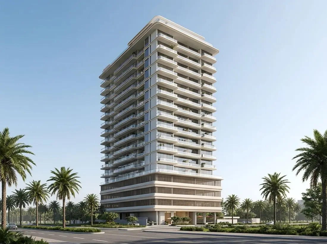 Nowoczesna wieża Celesto Tower w Dubailand