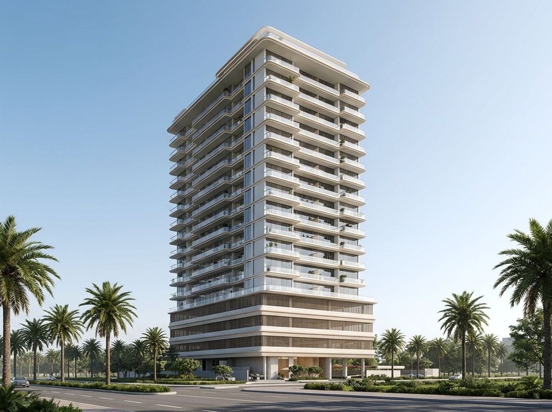 Nowoczesna wieża Celesto Tower w Dubailand