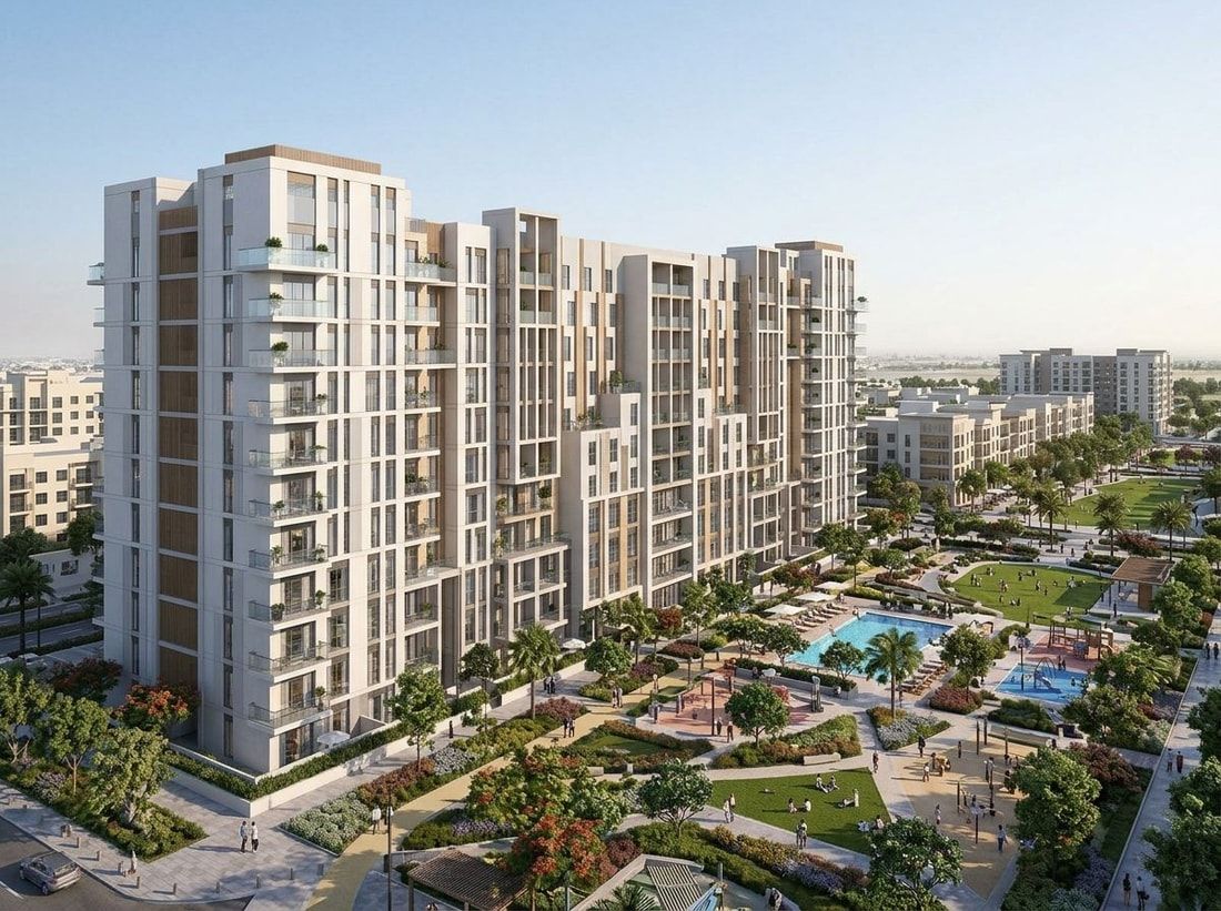 Współczesny apartamentowiec UNA nad parkiem Town Square