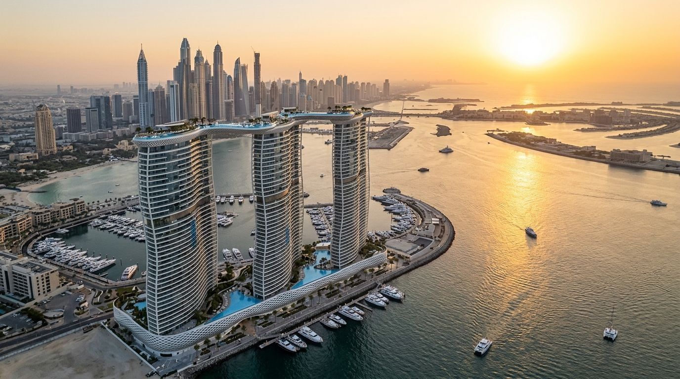 Wizualizacja: DAMAC Bay by Cavalli