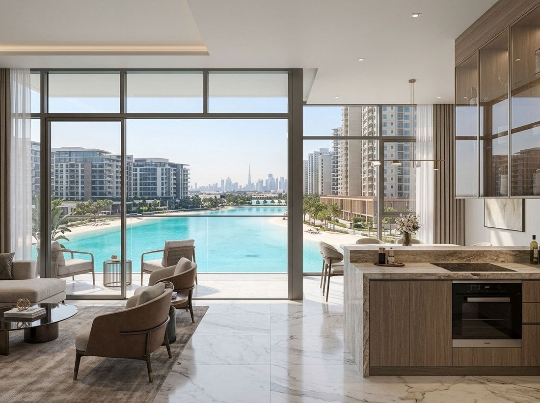 Apartament z widokiem na lagunę w Meraki Lagoons
