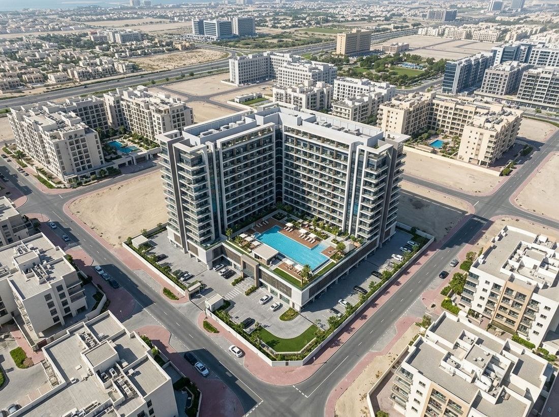 Lotniczy plan Oxford 212 w dzielnicy Arjan